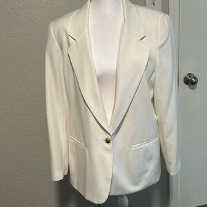 ALFRED DUNNER WOMENS BASIC LIGHT WEIGHT BLAZAR